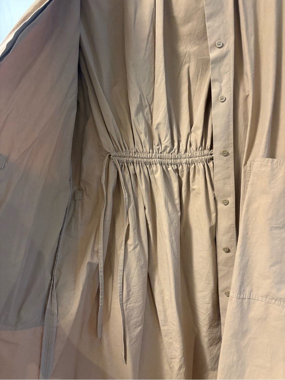 COS light weight trench coat - size 6 - Picture 3 of 5